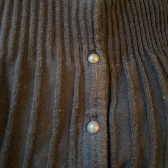 Gudrun Sjoden Womens Black Ribbed Button-Up Cardigan Med Organic Cotton - Picture 3 of 8